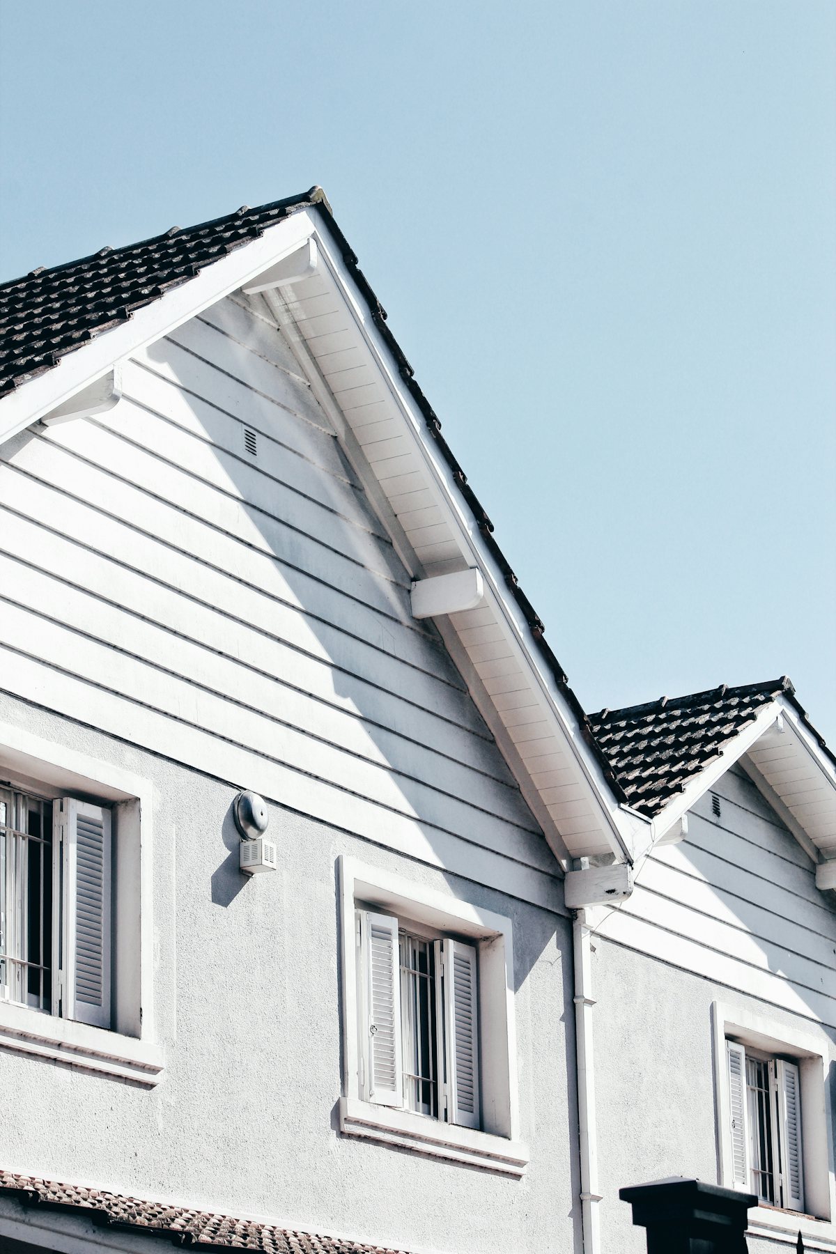 Brand-new rebuilt home exterior