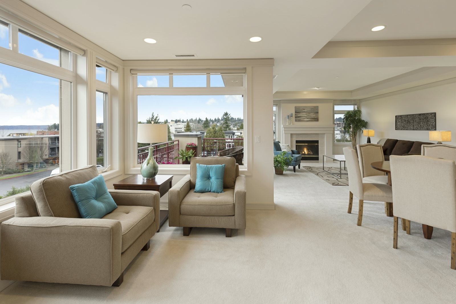 Bright modern interior