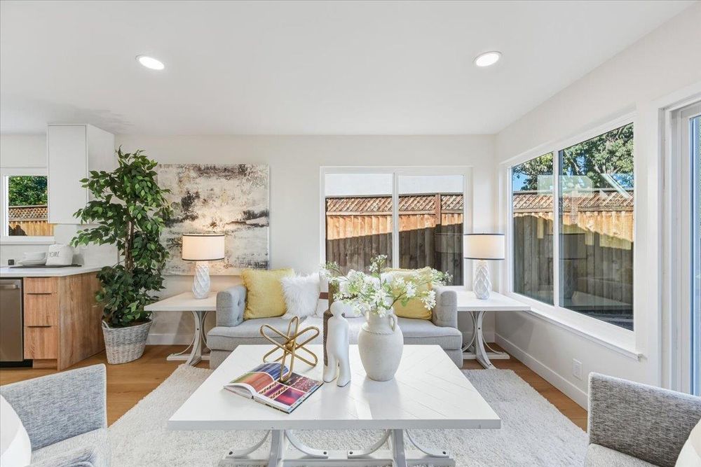 Family room off the kitchen