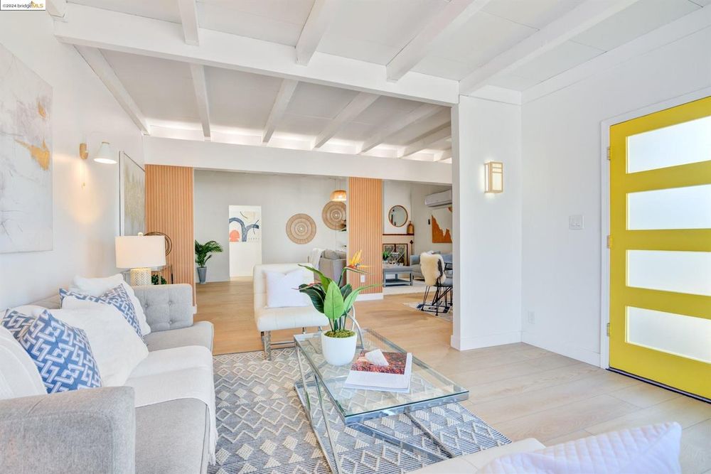 Light-filled living room — San Mateo full remodel